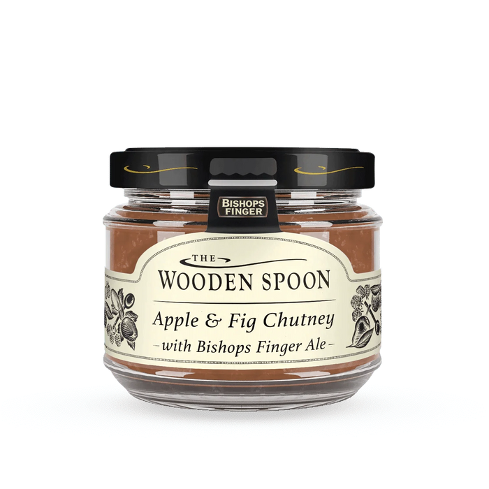 The Wooden Spoon - Fig and Apple Chutney with Bishops Finger Ale (190g)