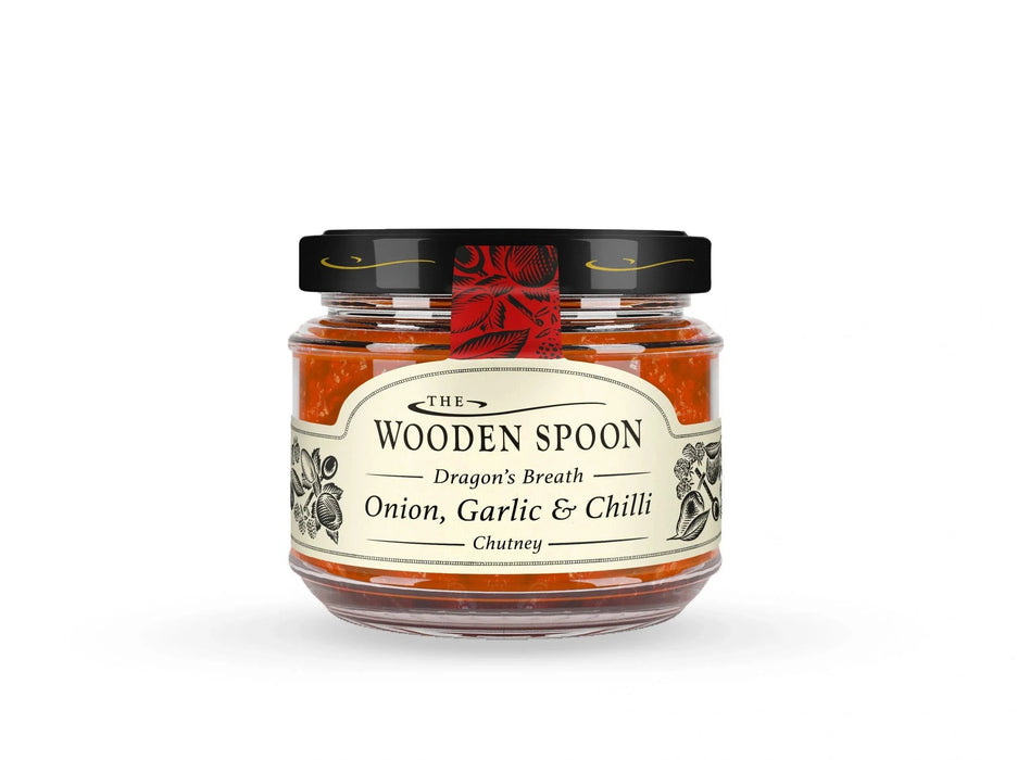 The Wooden Spoon - Onion, Garlic & Chilli Chutney - Dragon's Breath (190g)