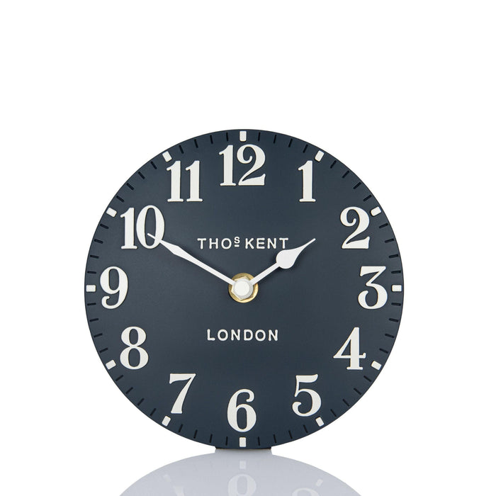 Thomas Kent Arabic Mantel Clock - Ink - 15cm