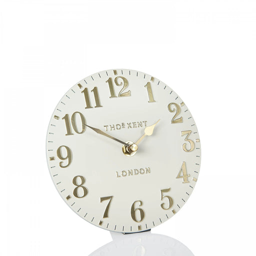 Thomas Kent Arabic Mantel Clock - Oatmeal - 15cm - LemonSalt