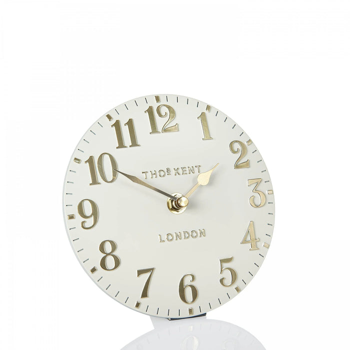 Thomas Kent Arabic Mantel Clock - Oatmeal - 15cm - LemonSalt