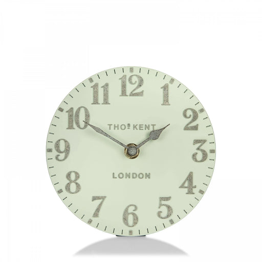 Thomas Kent Arabic Mantel Clock - Pearl Green (15cm) - LemonSalt
