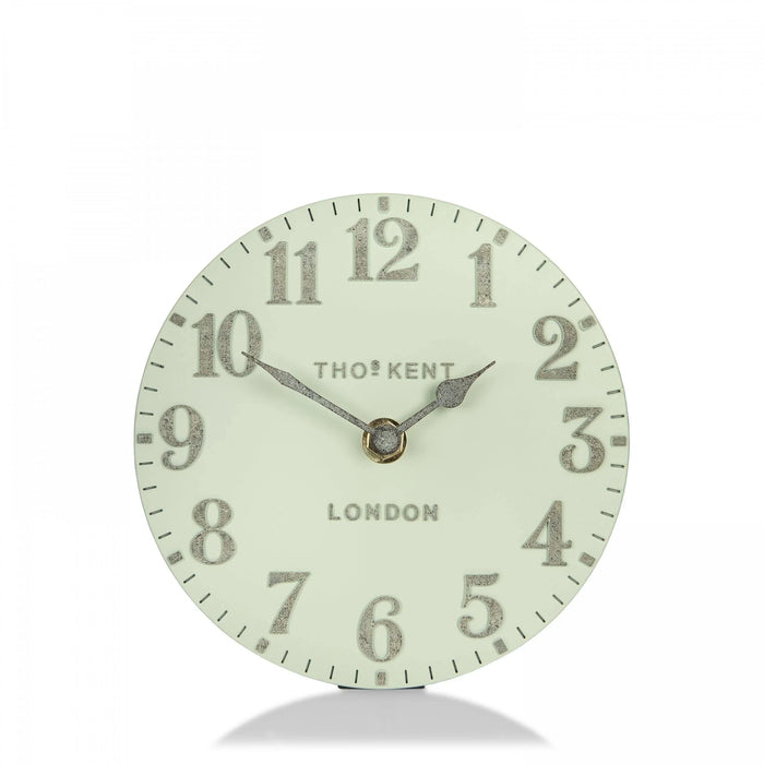 Thomas Kent Arabic Mantel Clock - Pearl Green (15cm) - LemonSalt