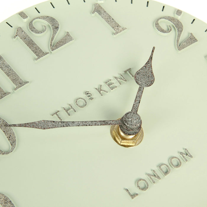 Thomas Kent Arabic Mantel Clock - Pearl Green (15cm) - LemonSalt