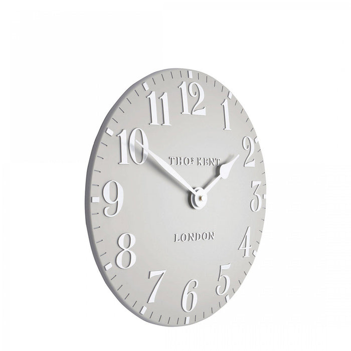 Thomas Kent Arabic Wall Clock - Dove Grey - 30cm | {{ collection.title }}