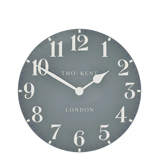 Thomas Kent Arabic Wall Clock - Flax Blue - 30cm - LemonSalt