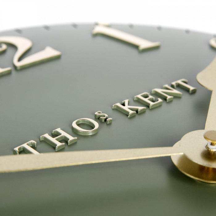 Thomas Kent Arabic Wall Clock - Lichen Green - 30cm