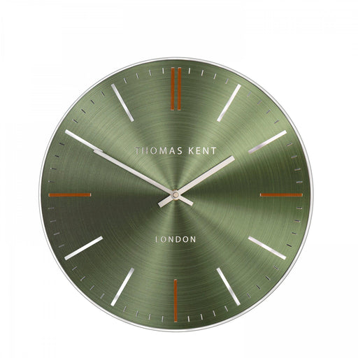Thomas Kent Bistro Wall Clock - Emerald - 35cm | {{ collection.title }}