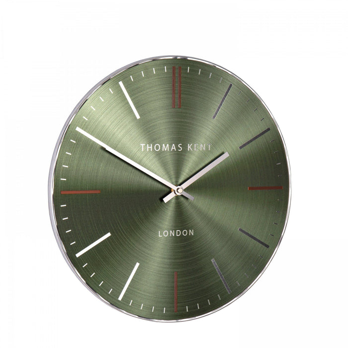 Thomas Kent Bistro Wall Clock - Emerald - 35cm | {{ collection.title }}