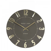 Thomas Kent Mulberry Wall Clock - Espresso - 30cm
