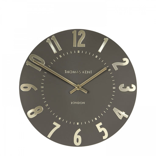 Thomas Kent Mulberry Wall Clock - Espresso - 30cm - LemonSalt