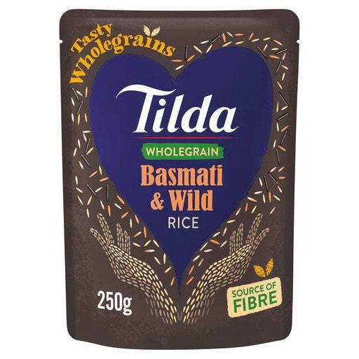 Tilda Wholegrain Basmati & Wild Rice (250g) | {{ collection.title }}