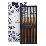 Tokyo Design Studio Chopstick Giftset - Flora Japonica (5 Pairs)