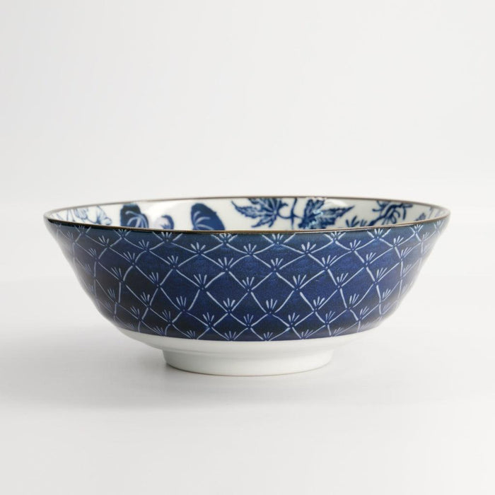 Tokyo Design Studio Flora Japonica Ramen Bowl - Crane (21cm) - LemonSalt