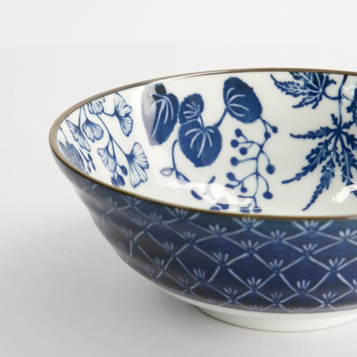 Tokyo Design Studio Flora Japonica Ramen Bowl - Crane (21cm) - LemonSalt