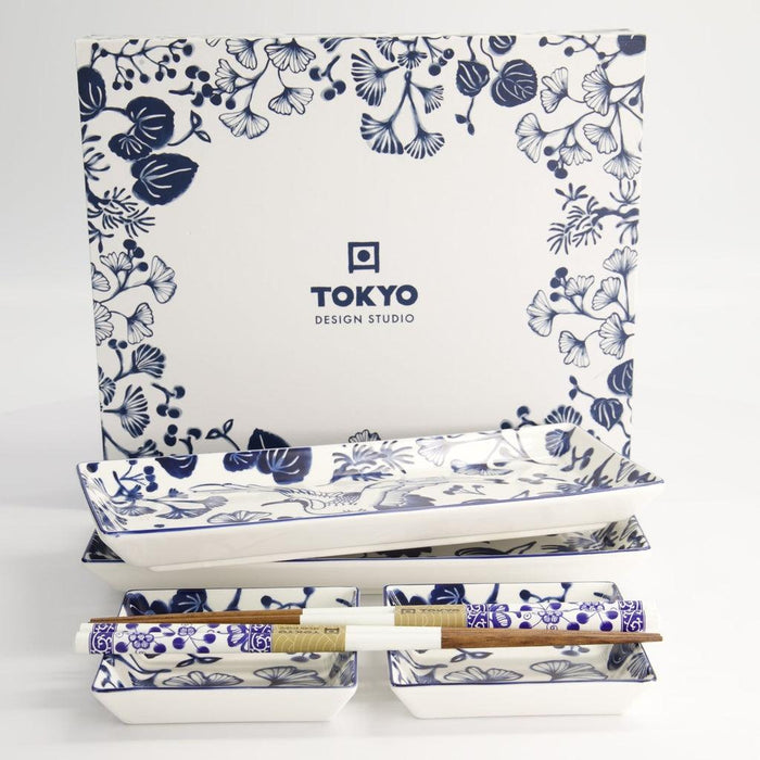 Tokyo Design Studio Flora Japonica Sushi Giftset (6pcs) - LemonSalt