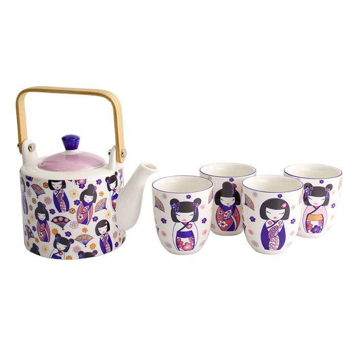 Tokyo Design Studio Kawaii Maiko Tea Set with Teapot (800ml)