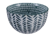 Tokyo Design Studio - Mixed Bowls Hachinosu Green/Leaf Grey 15x8.5cmh 750ml