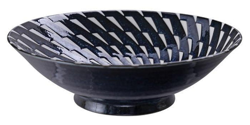 Tokyo Design Studio - Mixed Bowls Ramen Bowl Blue Hanten Twist 25.4x7.8cmh 1600ml | {{ collection.title }}
