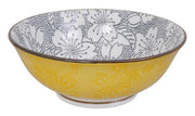 Tokyo Design Studio - Mixed Bowls Ramen Sakura 19.7x7cm 1000ml Black/Yellow