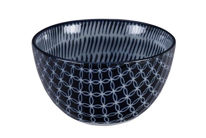 Tokyo Design Studio - Mixed Bowls Tochiri/Net 12.7x7cmh 500ml - LemonSalt