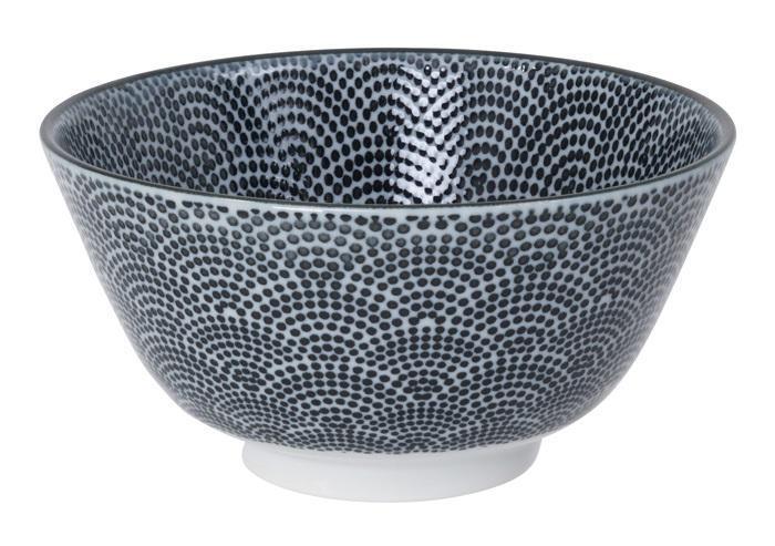 Tokyo Design Studio - Nippon Black Rice Bowl 12.6x6.4cm Dots | {{ collection.title }}
