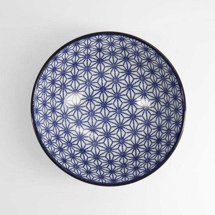 Tokyo Design Studio Nippon Blue Ramen Bowl - Star (21cm) - LemonSalt