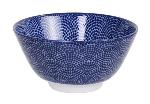 Tokyo Design Studio - Nippon Blue Rice Bowl 12x6.4cm 300ml Dots - LemonSalt