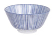 Tokyo Design Studio - Nippon Blue Rice Bowl 12x6.4cm 300ml Lines - LemonSalt