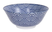 Tokyo Design Studio - Nippon Blue Tayo Bowl 15.2x6.7cm 500ml Wave
