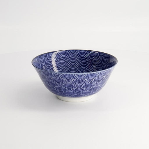 Tokyo Design Studio Nippon Blue Tayo Bowl - Dots (15cm) - LemonSalt