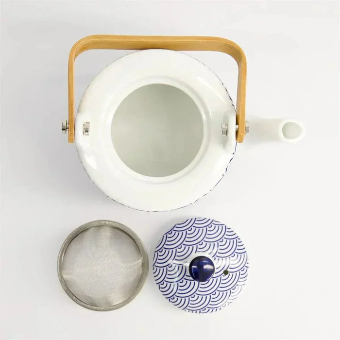 Tokyo Design Studio Nippon Blue Wave Teapot (0.8L)