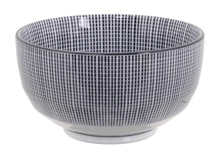 Tokyo Design Studio - Sendan Black Bowl 12.8x6.8cm 500ml - LemonSalt