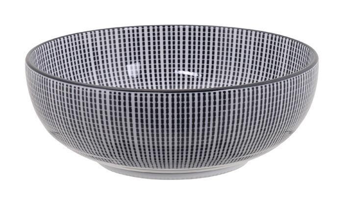 Tokyo Design Studio - Sendan Black Bowl 16.3x5.5cm 600ml - LemonSalt