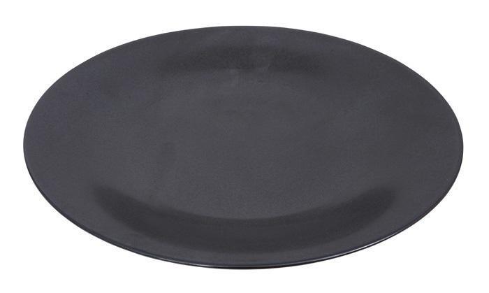 Tokyo Design Studio - Tetsu Kessho Black Plate 28cm - LemonSalt