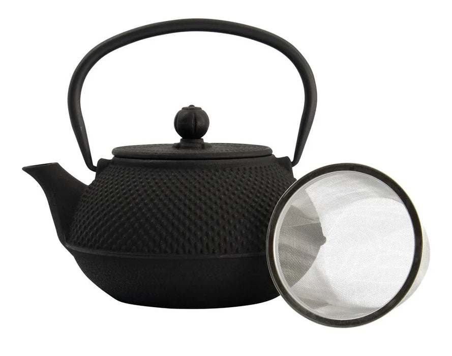 Tokyo Design Studio WY Iron Stovetop Kettle Arare - Black (0.6L) - LemonSalt