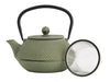 Tokyo Design Studio WY Iron Stovetop Kettle Arare - Green/Grey (0.8L) - LemonSalt