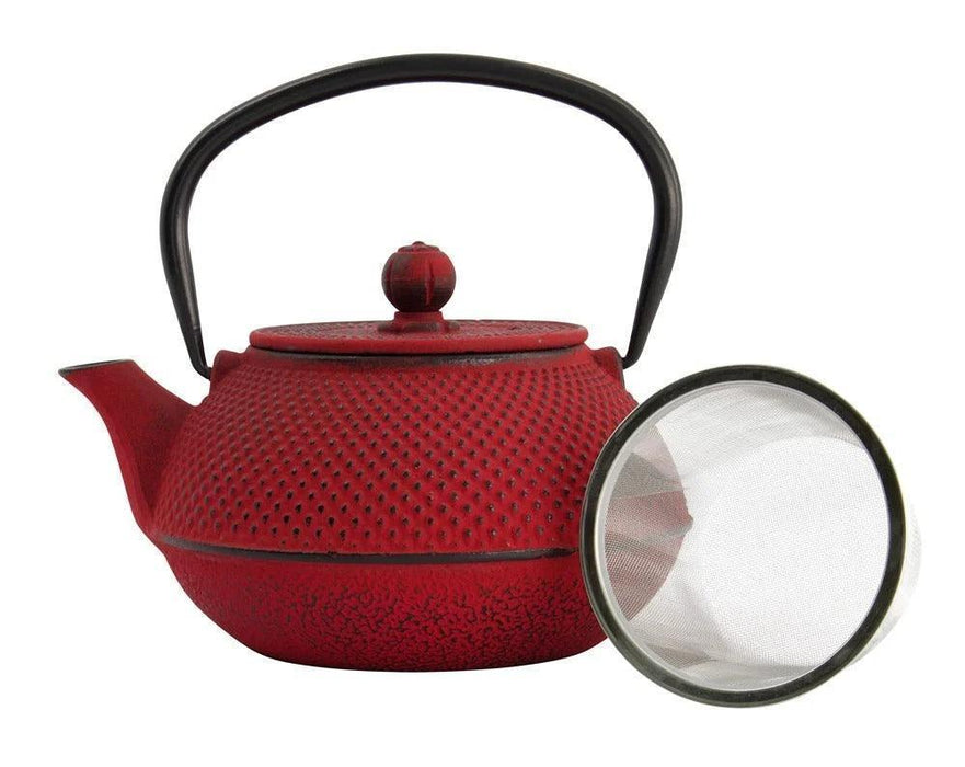 Tokyo Design Studio WY Iron Stovetop Kettle Arare - Red (0.6L) - LemonSalt