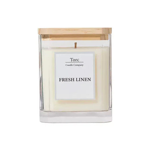 Torc Fragranced Candle - Fresh Linen - LemonSalt