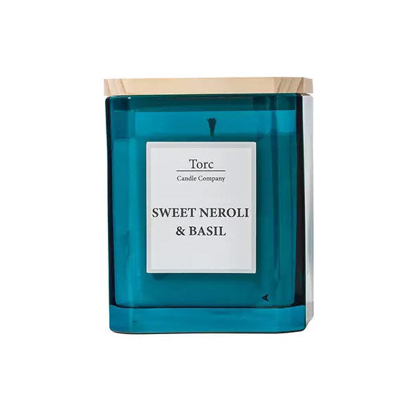 Torc Fragranced Candle - Sweet Basil & Neroli - LemonSalt