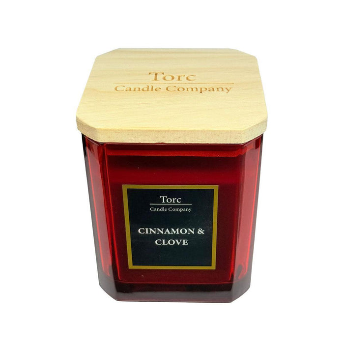 Torc Gold Fragranced Candle - Cinnamon & Clove (450g) - LemonSalt