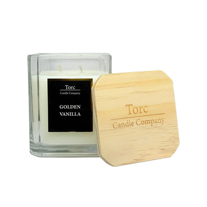 Torc Gold Fragranced Candle - Golden Vanilla (450g) - LemonSalt