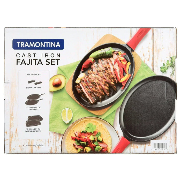 Tramontina Fajita Pan Set (4 Piece) - LemonSalt