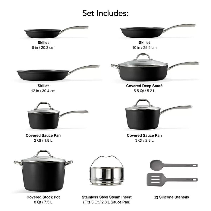 Tramontina Non-stick Cookware Set (12 Pieces) - LemonSalt