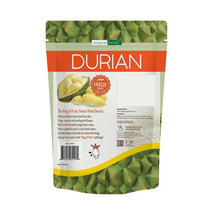 Tropical Fields Freeze Dried Durian (130g) - LemonSalt