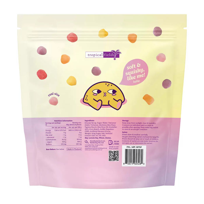 Tropical Fields Mini Mochi Gummies (800g) - LemonSalt