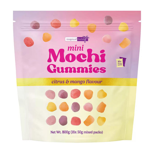 Tropical Fields Mini Mochi Gummies (800g) - LemonSalt