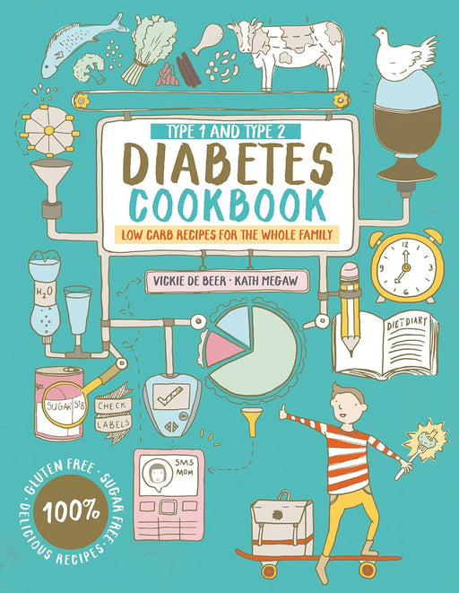 Type 1 and Type 2 Diabetes Cookbook: Low carb recipes for the whole family | {{ collection.title }}