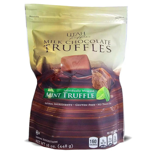 Utah Truffles - Milk Chocolate Mint Truffles (448g) | {{ collection.title }}