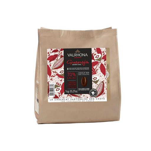 Valrhona Guanaja 70% Grand Cru Dark Chocolate Chips (1kg) - LemonSalt